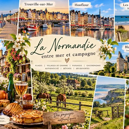 De Charme Avec Grand Jardin à 5 Min De Deauville *