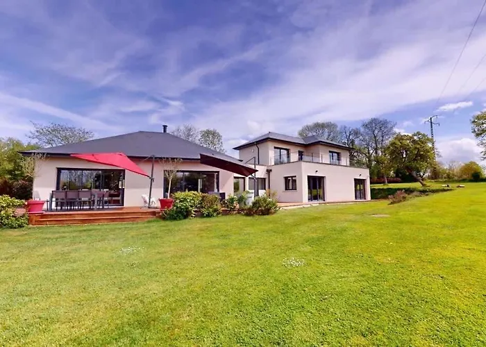 בית נופש De Charme Avec Parc De 3000m2 A 5 Min De Deauville *