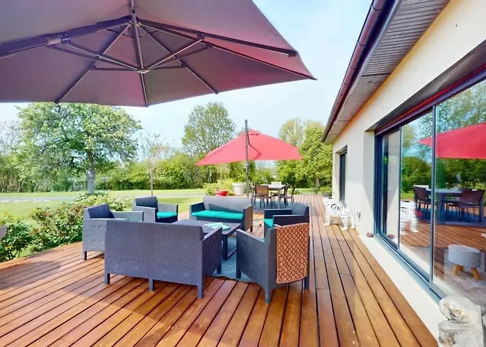 בית נופש De Charme Avec Parc De 3000m2 A 5 Min De Deauville